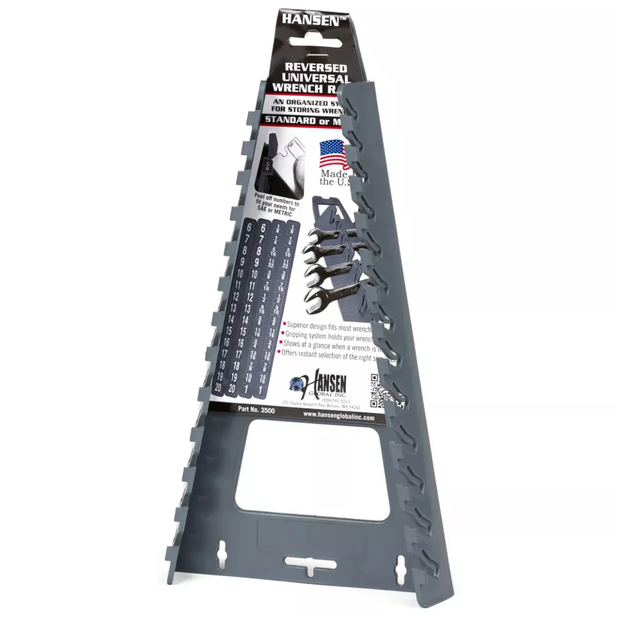 Hansen Global Reversed Univ 13 Wrench Rack