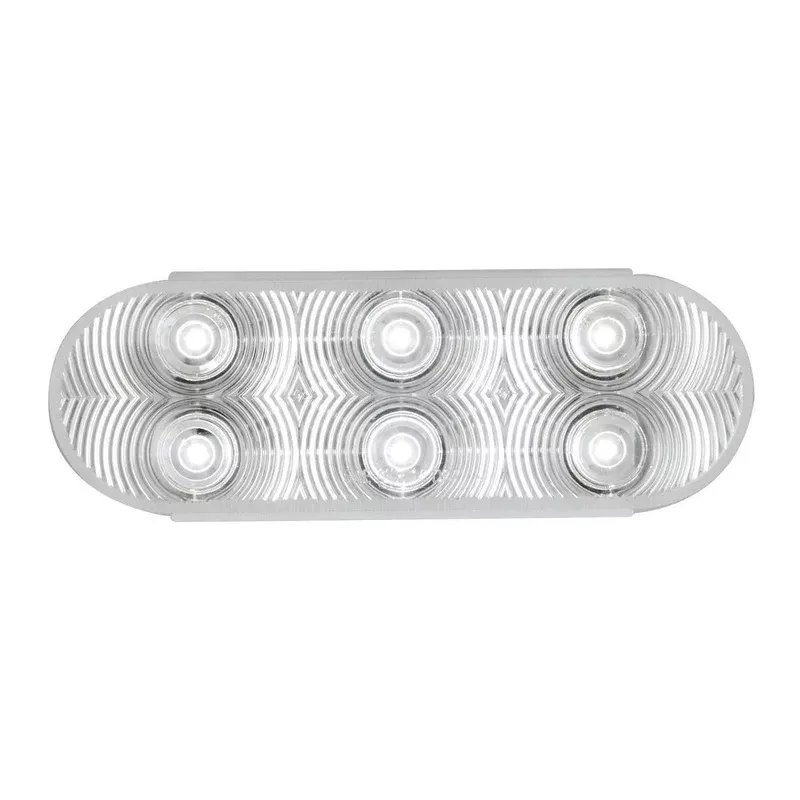 “Highway Series” White oval 6 diode LED reverse light