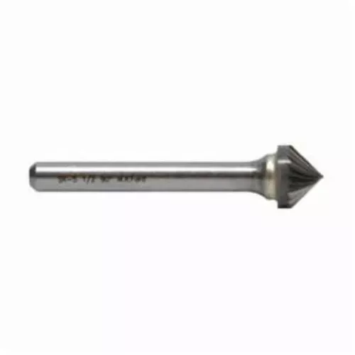 M.A. Ford 29702500M 297SK Metric Abrasive Disc, Pointed End, Cone Head, 6 mm Dia Head, 3 mm L of Cut, 50 mm OAL, Single Cut