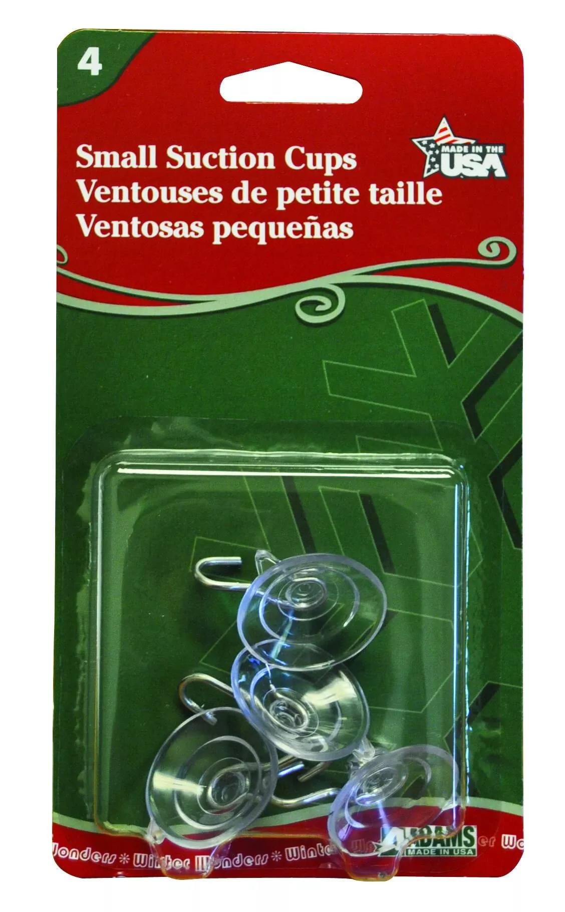 Suction Cups, 1-1/8-in., 4-ct.